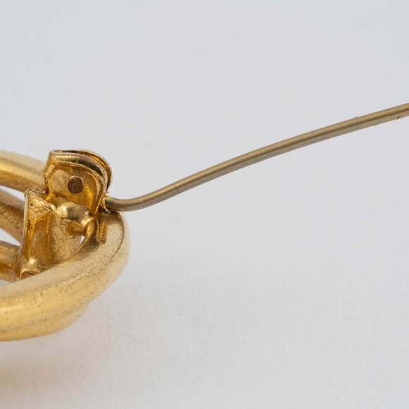 CHANEL Authentic Gold Brooch